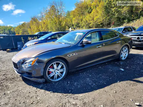 ZAM56RRA5E1076363 — 2014 Maserati Quattroporte, Передняя часть, фото до ремонта