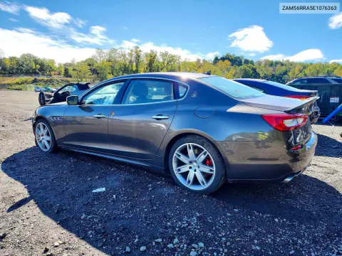 2014 Maserati Quattroporte S VIN ZAM56RRA5E1076363 фото 2
