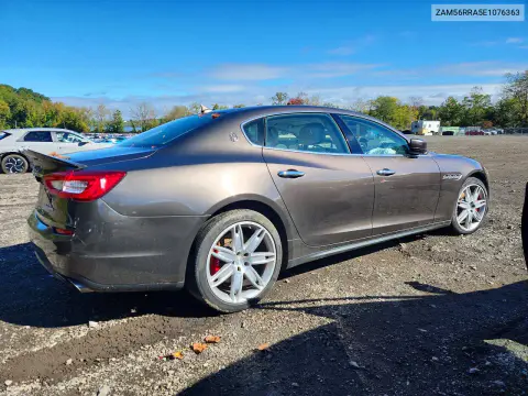 2014 Maserati Quattroporte S VIN ZAM56RRA5E1076363 фото 3