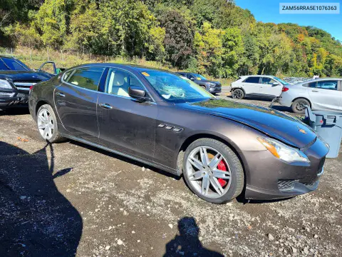 2014 Maserati Quattroporte S VIN ZAM56RRA5E1076363 фото 4