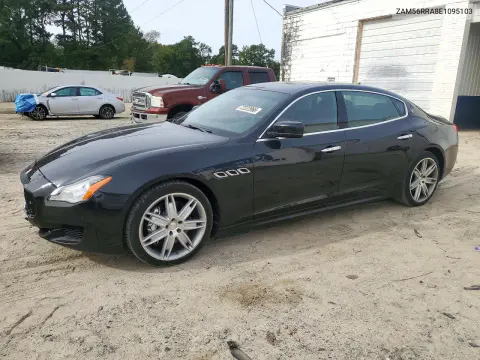 ZAM56RRA8E1095103 — 2014 Maserati Quattroporte, Передняя часть, фото до ремонта