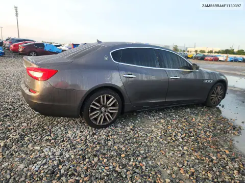 2015 Maserati Quattroporte S VIN ZAM56RRA6F1130397 фото 3