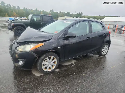 JM1DE1LZXC0152245 — 2012 Mazda 2, Передняя часть, фото до ремонта