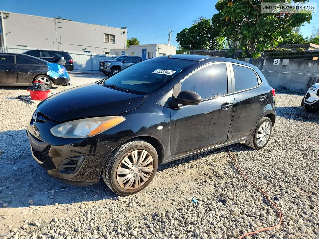 2012 Mazda Mazda2 VIN JM1DE1KZ9C0143215 фото 1