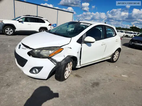 JM1DE1LY3D0158140 — 2013 Mazda 2, Передняя часть, фото до ремонта