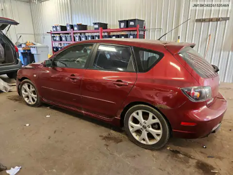 JM1BK343261535469 — 2006 Mazda 3, фото 2 с аукциона Copart, Передняя часть