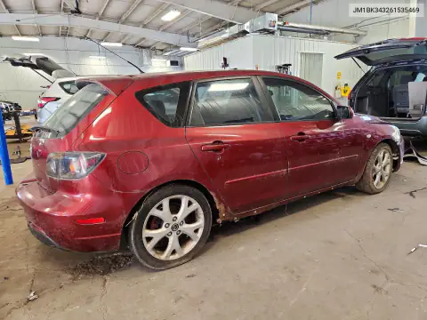 JM1BK343261535469 — 2006 Mazda 3, фото 3 с аукциона Copart, Передняя часть