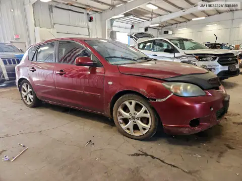 JM1BK343261535469 — 2006 Mazda 3, фото 4 с аукциона Copart, Передняя часть