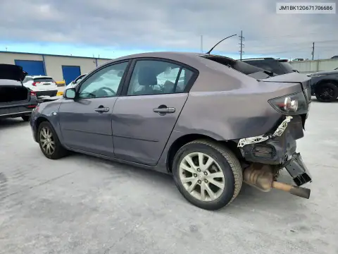 2007 Mazda 3 I VIN JM1BK12G671706686 фото 2