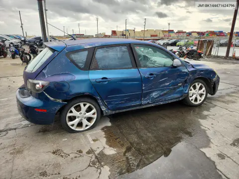 2007 Mazda 3 Hatchback VIN JM1BK144471624796 фото 3