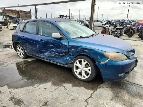 2007 Mazda 3 Hatchback VIN JM1BK144471624796 фото 4