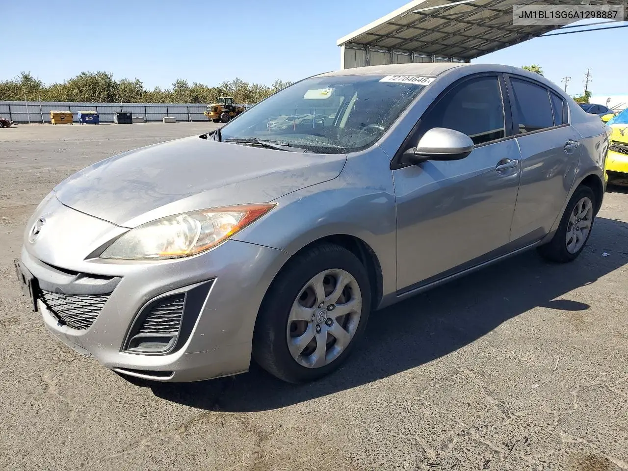 2010 Mazda 3 I VIN JM1BL1SG6A1298887 фото 1