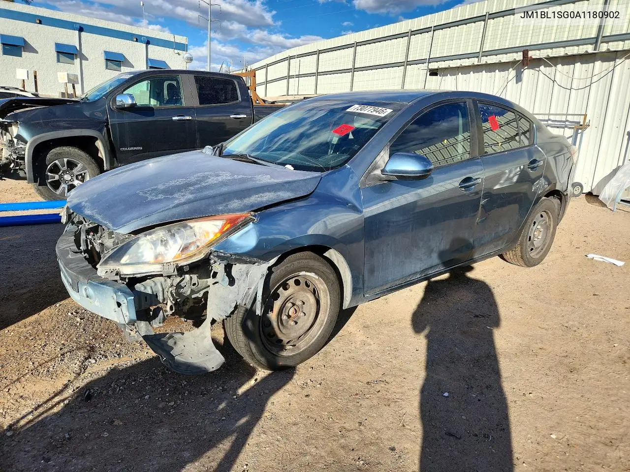 JM1BL1SG0A1180902 Mazda 3 2010 — повреждение Передняя часть, фото до ремонта