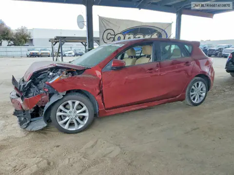 JM1BL1K66B1413870 — 2011 Mazda 3, Передняя часть, фото до ремонта