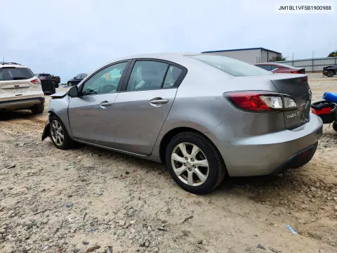 2011 Mazda 3 I VIN JM1BL1VF5B1900988 фото 2