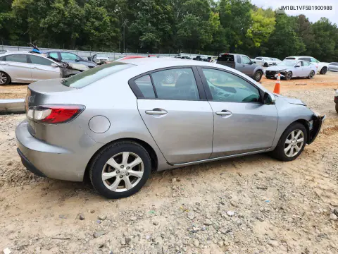 2011 Mazda 3 I VIN JM1BL1VF5B1900988 фото 3