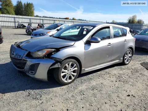 JM1BL1K61B1381040 — 2011 Mazda 3, Передняя часть, фото до ремонта