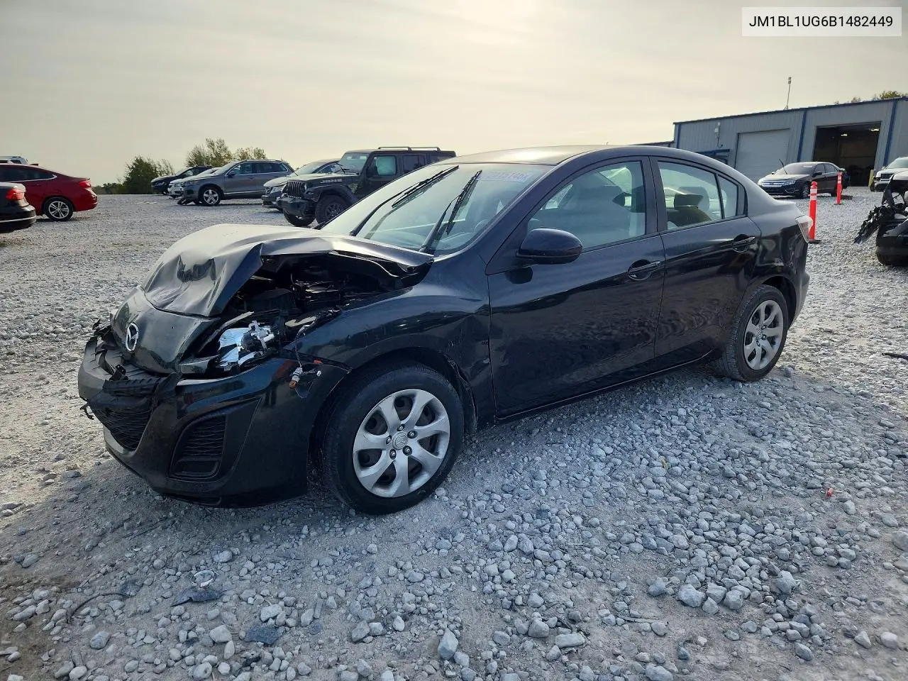 2011 Mazda 3 I VIN JM1BL1UG6B1482449 фото 1