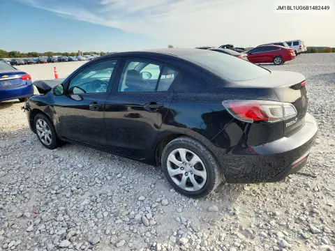 2011 Mazda 3 I VIN JM1BL1UG6B1482449 фото 2
