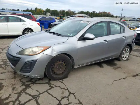 JM1BL1UG8B1408644 — 2011 Mazda 3, Задняя часть, фото до ремонта