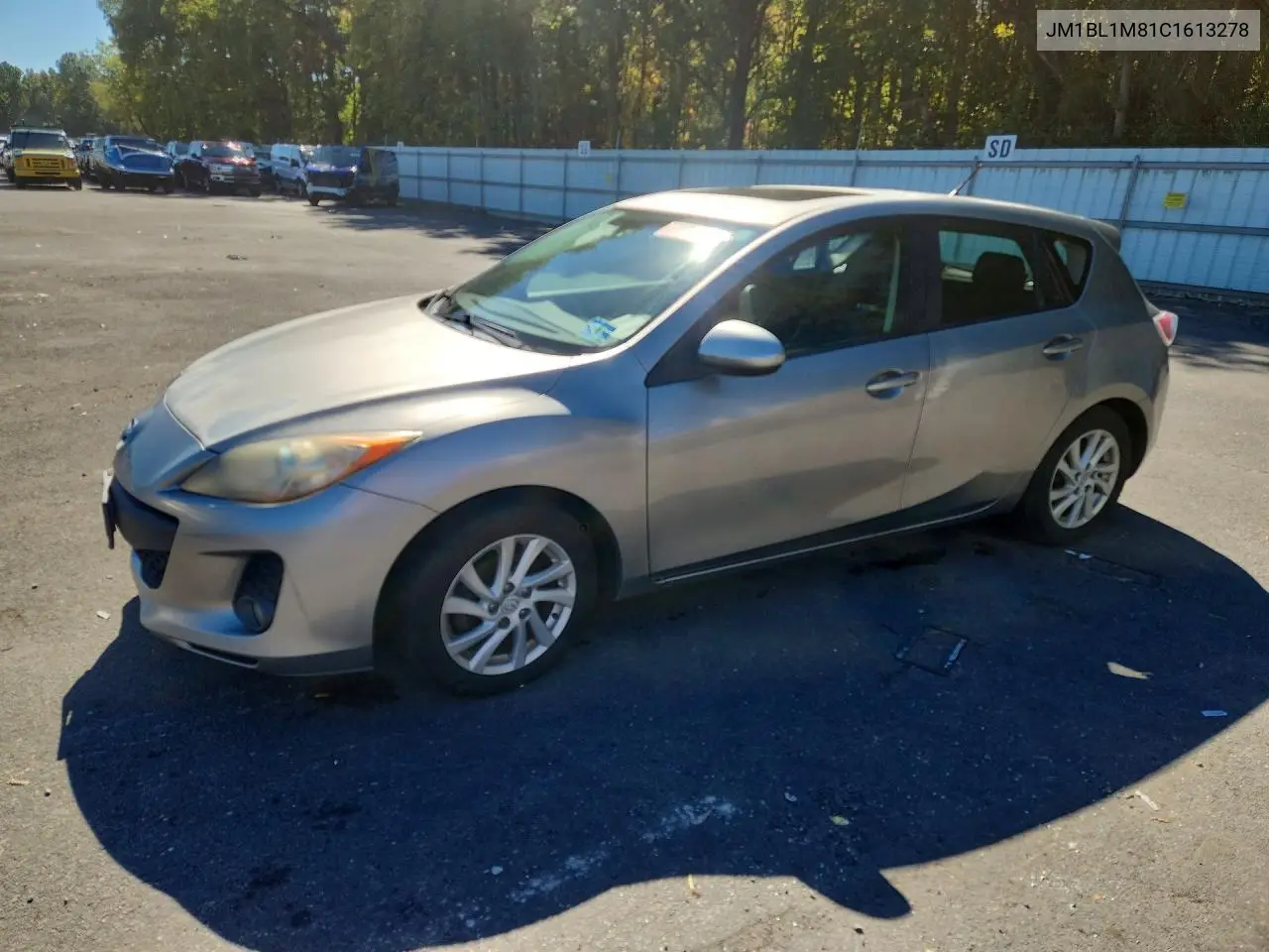 2012 Mazda 3 I VIN JM1BL1M81C1613278 фото 1