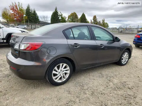 2012 Mazda 3 I VIN JM1BL1V87C1661379 фото 3