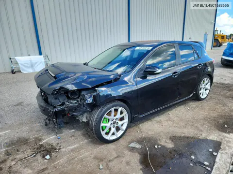 JM1BL1L45C1683655 — 2012 Mazda 3, Передняя часть, фото до ремонта