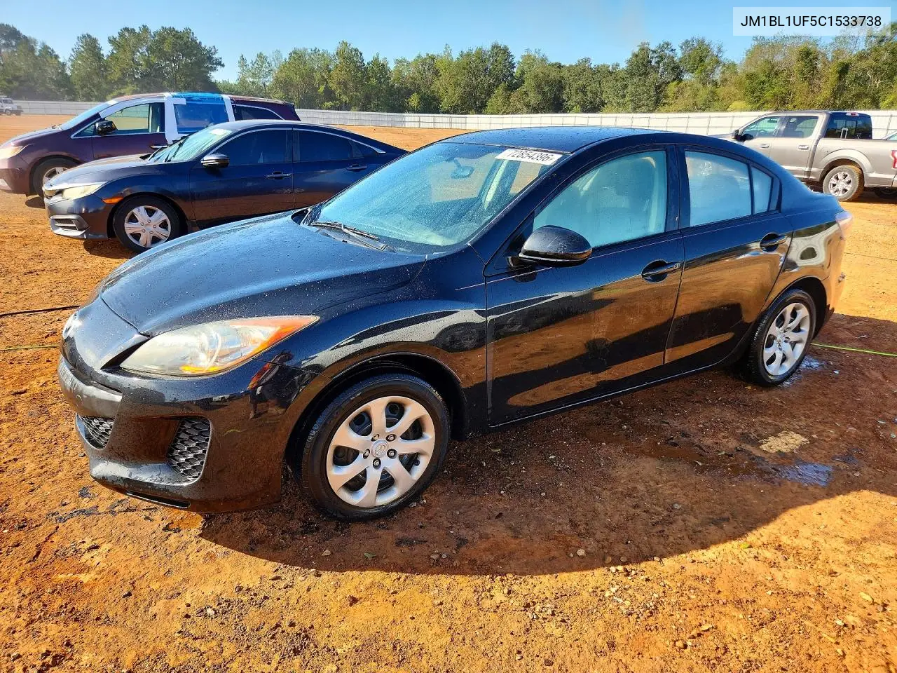 2012 Mazda 3 I VIN JM1BL1UF5C1533738 фото 1