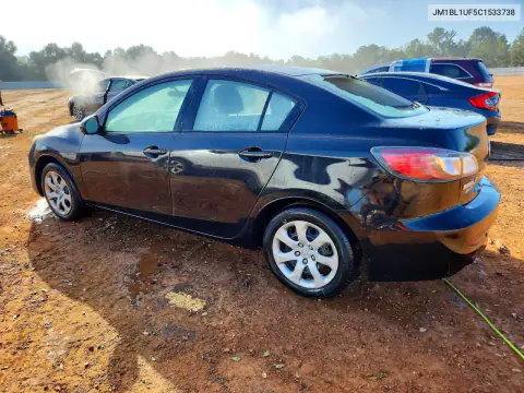 2012 Mazda 3 I VIN JM1BL1UF5C1533738 фото 2