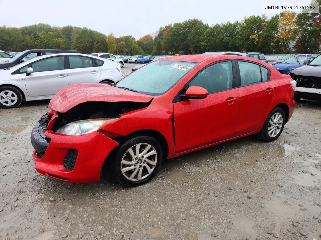 2013 Mazda 3 I VIN JM1BL1V79D1761282 фото 1