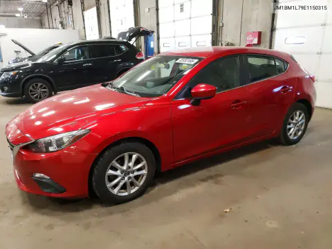 JM1BM1L79E1150315 — 2014 Mazda 3, Задняя часть, фото до ремонта