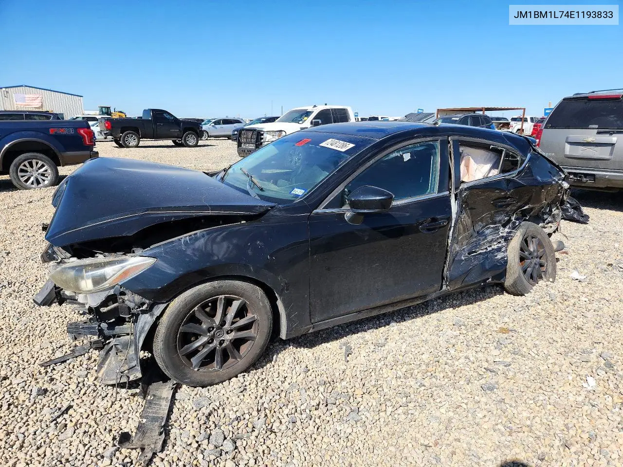 2014 Mazda 3 VIN JM1BM1L74E1193833 фото 1