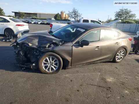 JM1BM1W73E1130380 — 2014 Mazda 3, Передняя часть, фото до ремонта