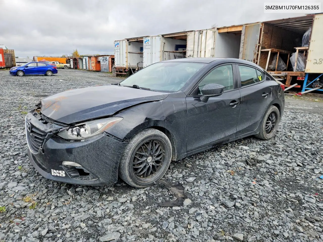 2015 Mazda 3 Sport VIN 3MZBM1U70FM126355 фото 1