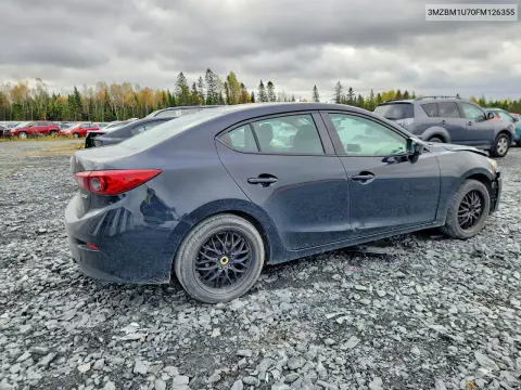 2015 Mazda 3 Sport VIN 3MZBM1U70FM126355 фото 3