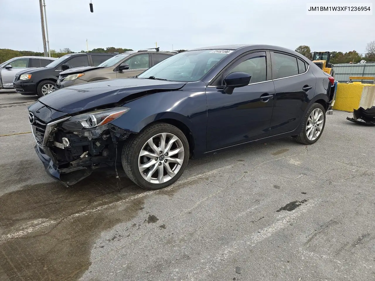 2015 Mazda 3 Grand Touring VIN JM1BM1W3XF1236954 фото 1