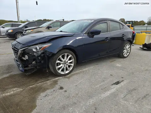 JM1BM1W3XF1236954 — 2015 Mazda 3, Передняя часть, фото до ремонта