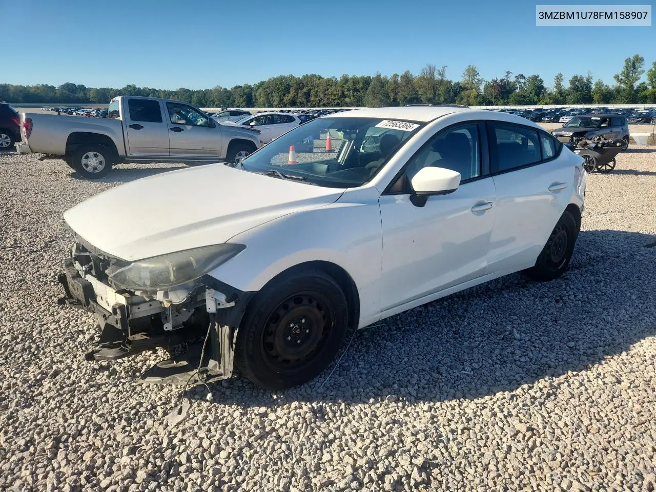 2015 Mazda 3 Sport VIN 3MZBM1U78FM158907 фото 1