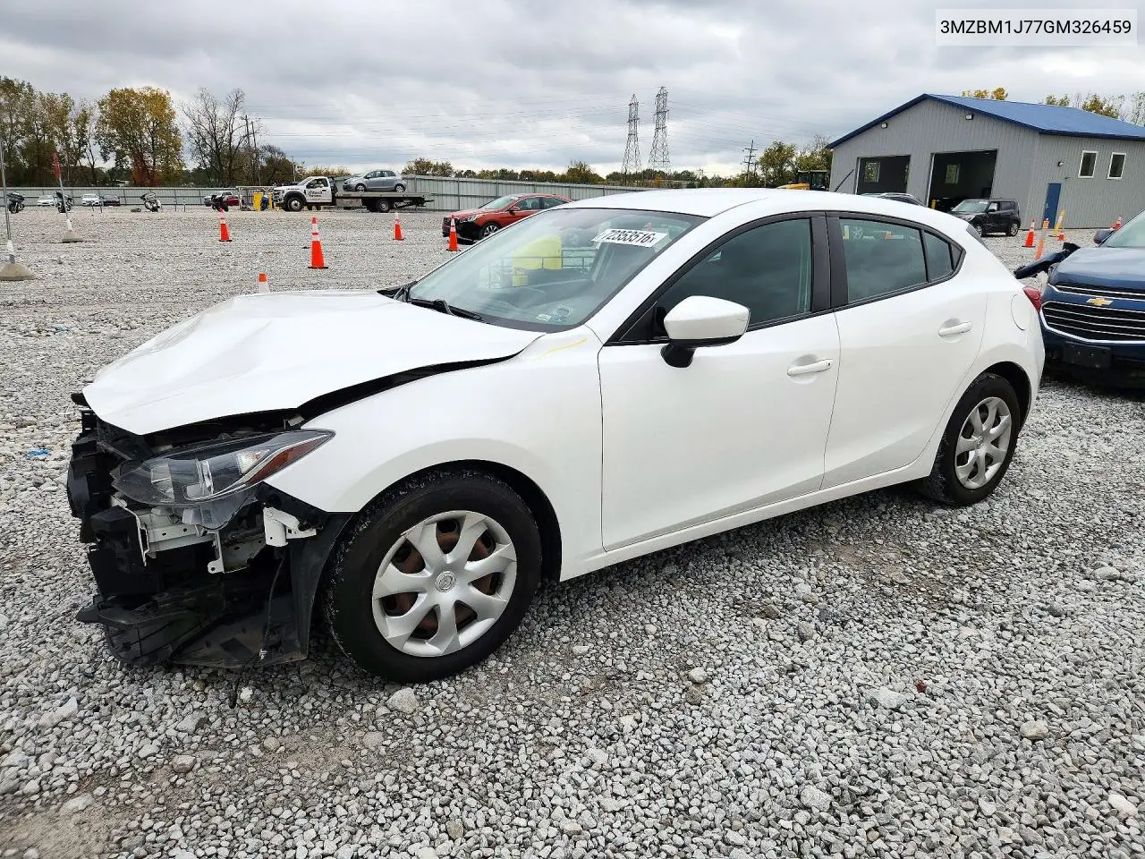 3MZBM1J77GM326459 Mazda 3 2016 — повреждение Передняя часть, фото до ремонта
