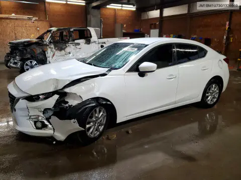 JM1BM1U73G1326969 — 2016 Mazda 3, Передняя часть, фото до ремонта