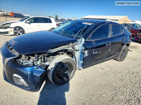 JM1BM1T75G1311665 — 2016 Mazda 3, Передняя часть, фото до ремонта