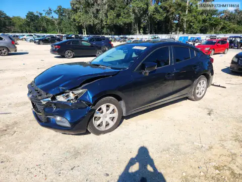 3MZBN1U72HM118614 — 2017 Mazda 3, Передняя часть, фото до ремонта