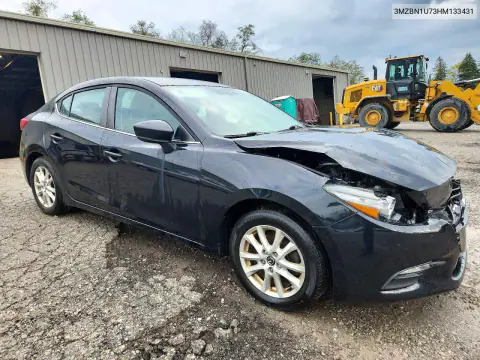 3MZBN1U73HM133431 — 2017 Mazda 3, фото 4 с аукциона Copart, Передняя часть