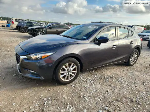 3MZBN1K75JM268189 — 2018 Mazda 3, Передняя часть, фото до ремонта