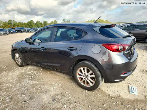 3MZBN1K75JM268189 — 2018 Mazda 3, фото 2 с аукциона Copart, Передняя часть