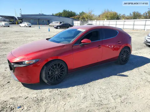 JM1BPBLM5K1114183 — 2019 Mazda 3, Передняя часть, фото до ремонта