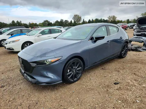 JM1BPBNY2M1310584 — 2021 Mazda 3, Задняя часть, фото до ремонта
