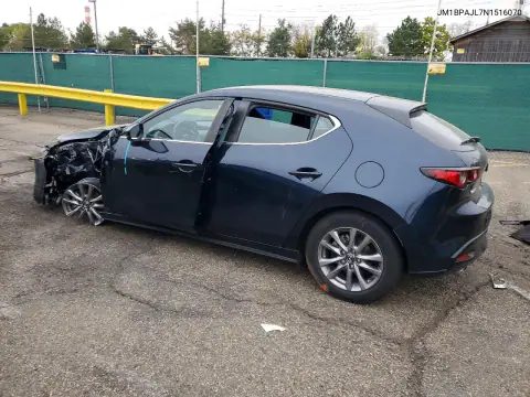 2022 Mazda 3 VIN JM1BPAJL7N1516070 фото 2