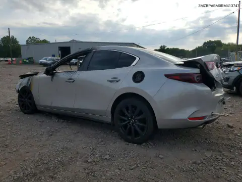3MZBPABM0RM413747 — 2024 Mazda 3, фото 2 с аукциона Copart, Пожар