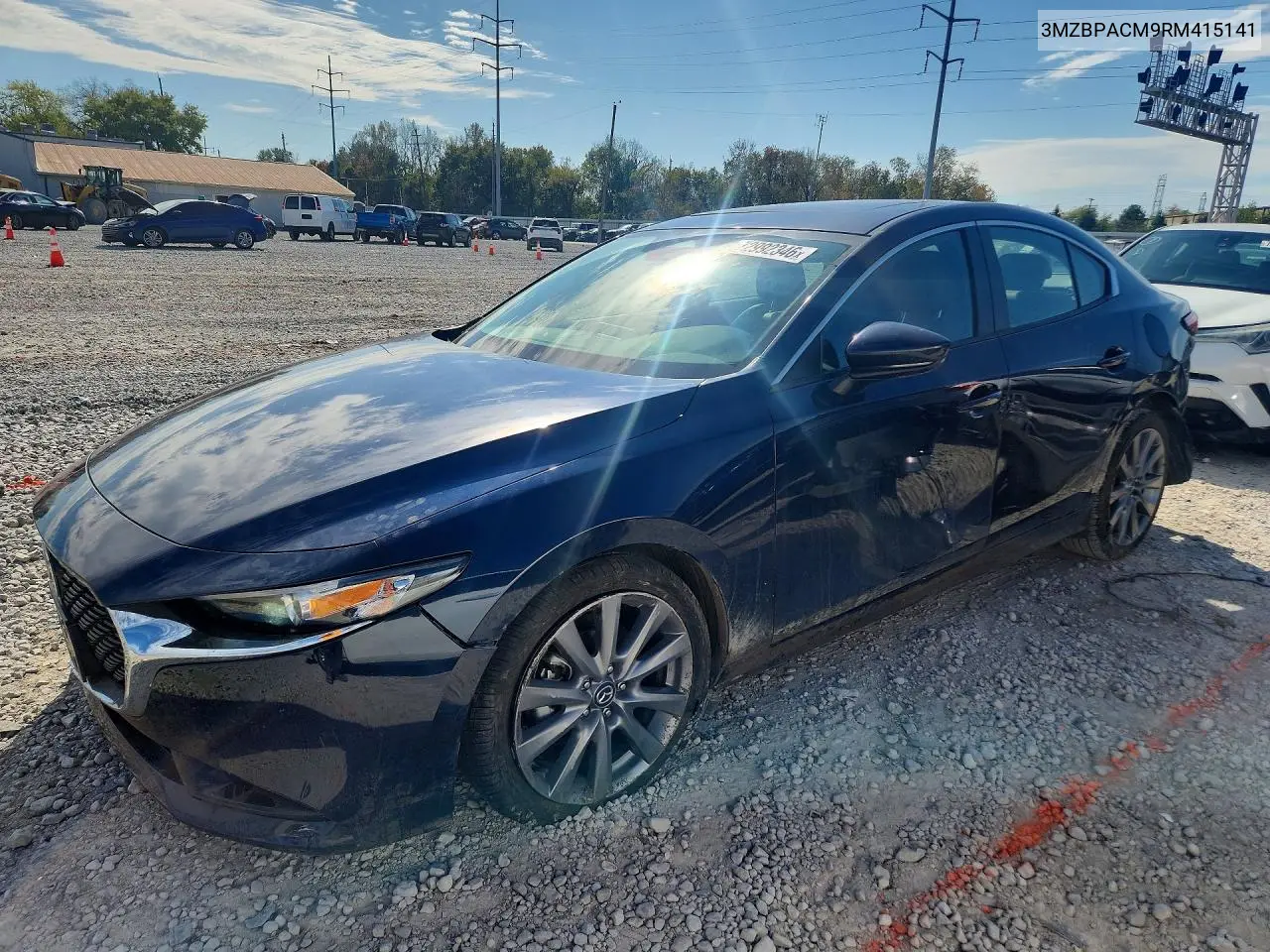2024 Mazda 3 Preferred VIN 3MZBPACM9RM415141 фото 1